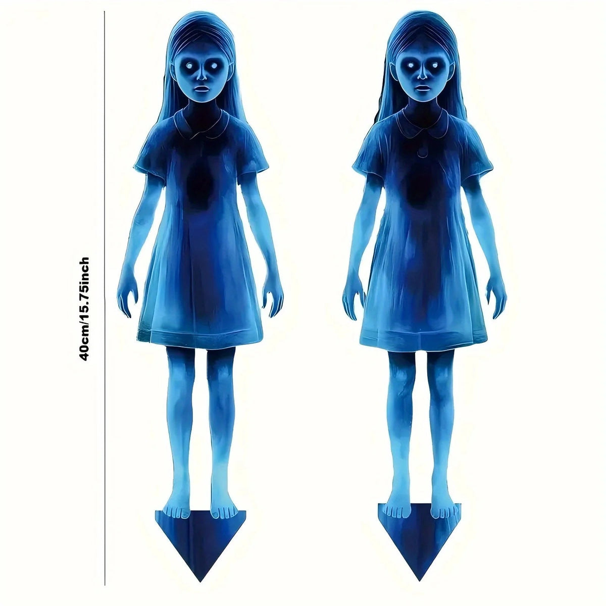 Halloween Ghost Yard Stake Decorations, Set of 2