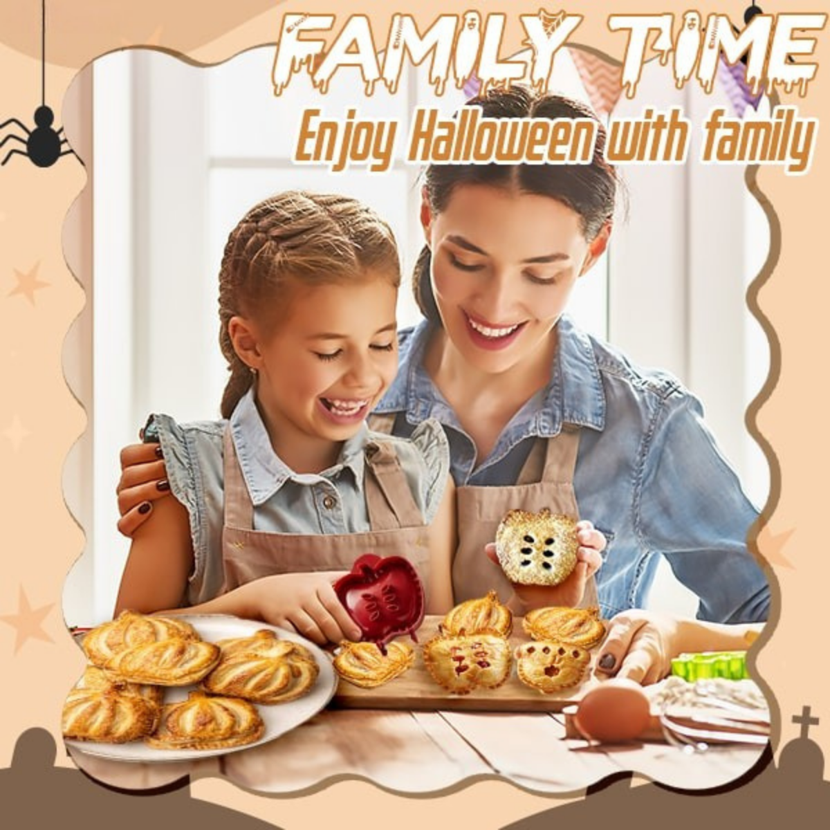 Halloween Pie Maker Mold for Pumpkin Apple and Acorn Treats