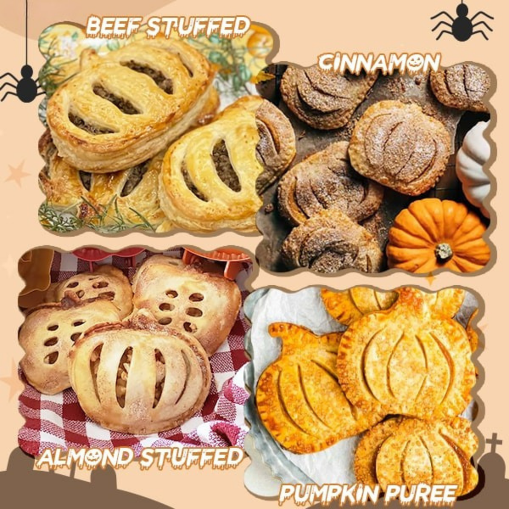 Halloween Pie Maker Mold for Pumpkin Apple and Acorn Treats