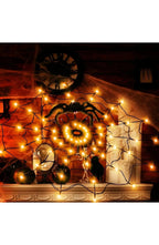 Halloween Spider Web Light with 70 LEDs | 8 Modes in Purple or Orange, 8 to 10 Hour Runtime | IP65 Waterproof, Bendable Spider