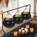 Halloween Witch Cauldron Candy Bowl Set