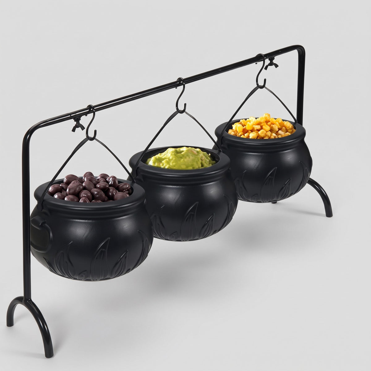 Halloween Witch Cauldron Candy Bowl Set
