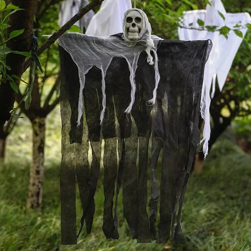 Hanging Ghost Skull Halloween Decorations