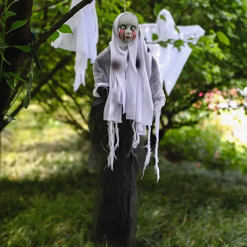 Hanging Ghost Skull Halloween Decorations