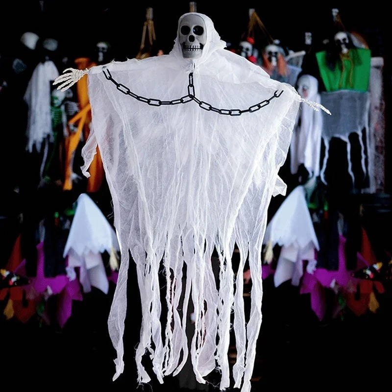 Hanging Ghost Skull Halloween Decorations