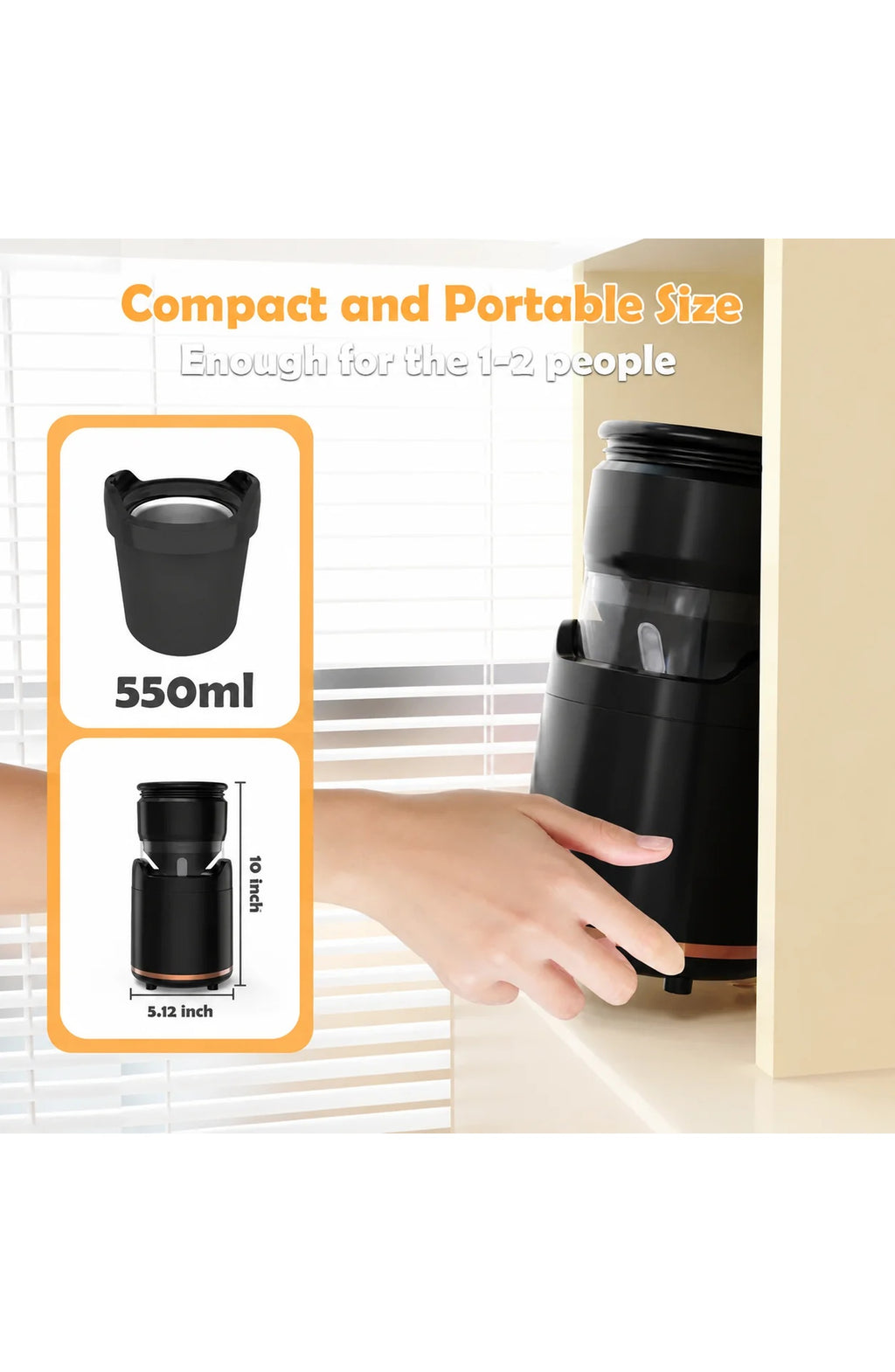 Portable Automatic Ice Cream Maker 18.6 fl oz - view 4