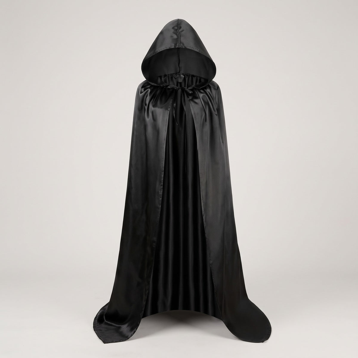 Hooded Horror Costume Robe - Black or Purple, 3 Lengths
