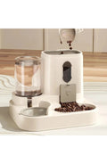 2-in-1 Dog & Cat Feeder with Water Dispenser – Anti-Tip Design