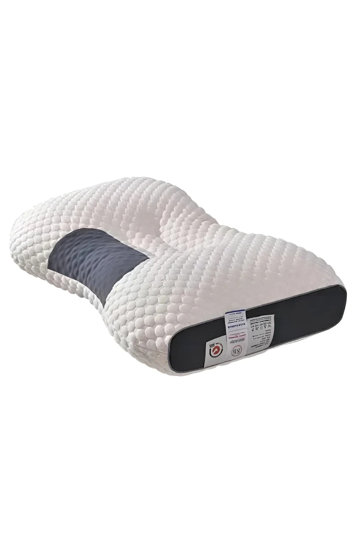Cervical Pillow for Neck Support, Contoured Ergonomic Shape – 4 Heights