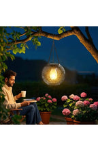 Outdoor Solar Hanging Lantern - Warm White Garden Light