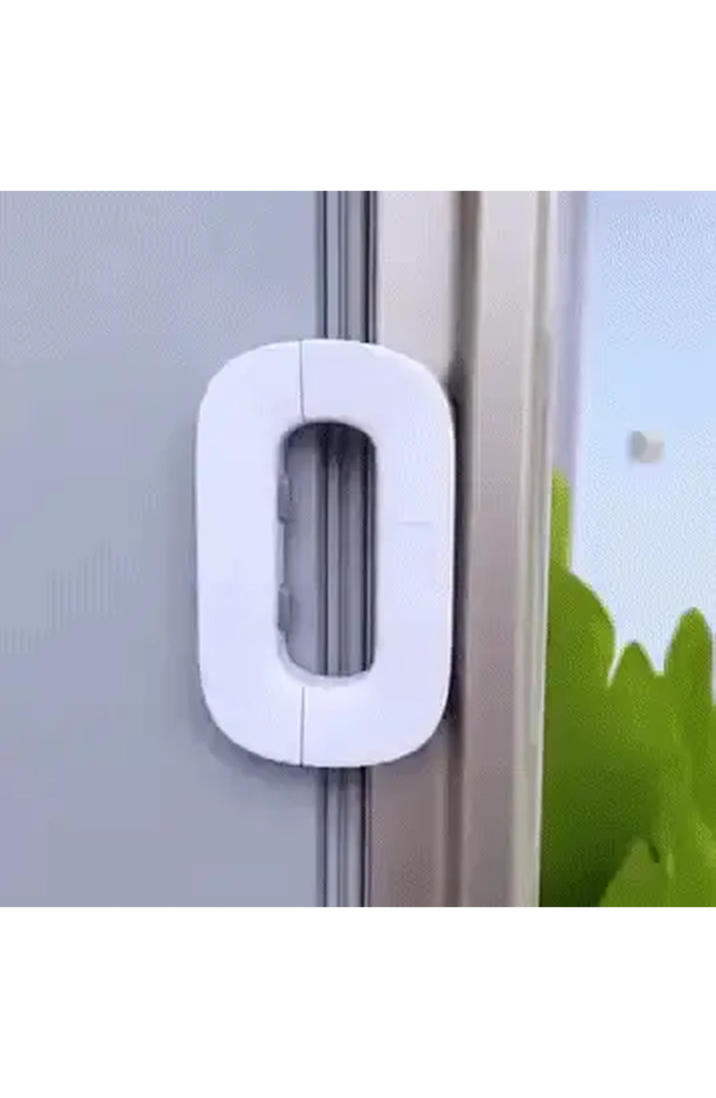 Refrigerator Lock, Adhesive Child Safety Latch for Fridge and Cabinets