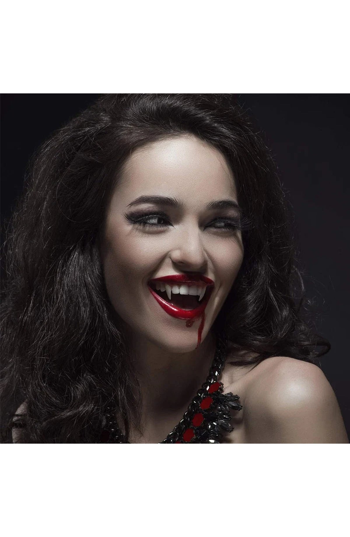 Retractable Vampire Fangs - Reusable Costume Teeth