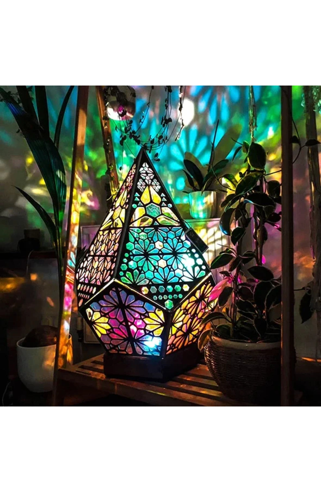 Bohemian Projection Lamp - Patterned Colour Night Light
