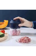 Mini Electric Food Chopper 300ml - USB Rechargeable