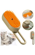 3-in-1 Pet Steam Grooming Brush - Deshedding & Massage