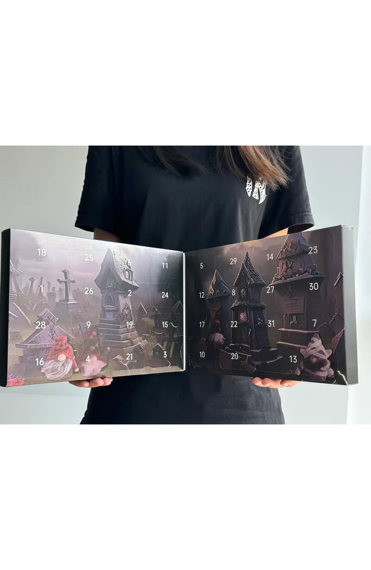 Halloween Countdown Calendar - 31 Gnome Figures