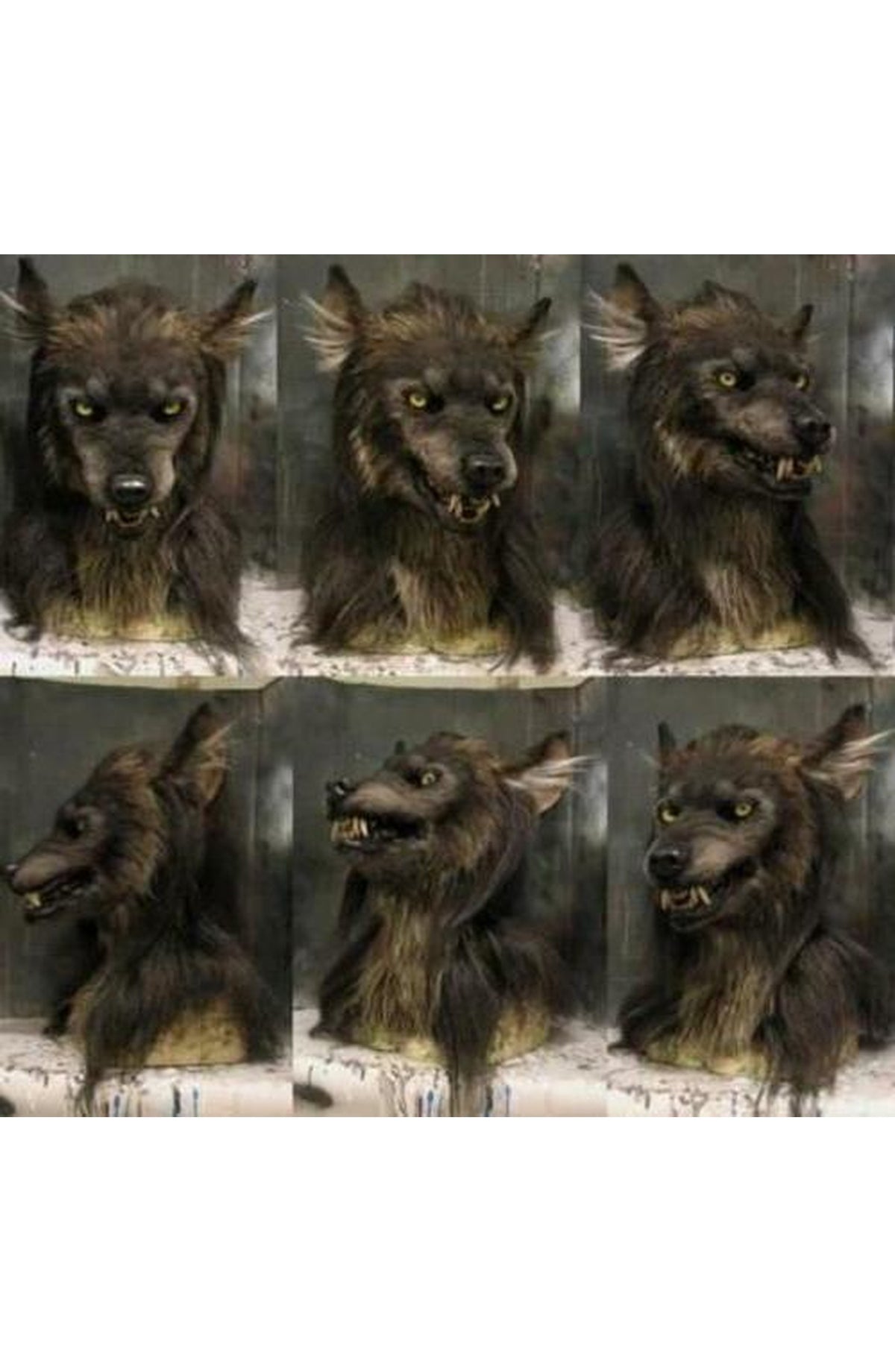 Wolf Head Mask - Full Head Halloween Costume Mask
