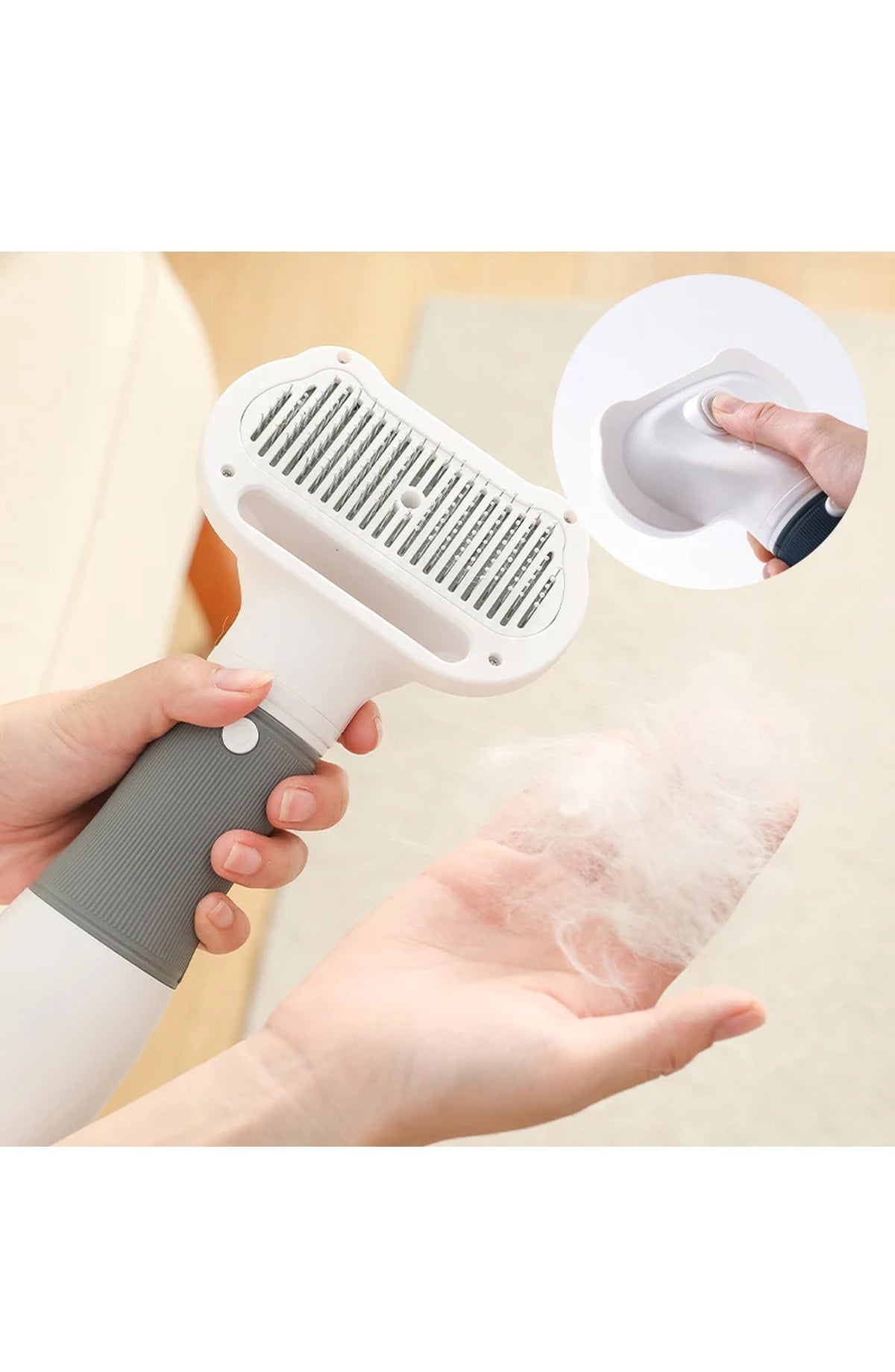 3-in-1 Dog Hair Dryer – Blow Dryer, Grooming Brush & Comb