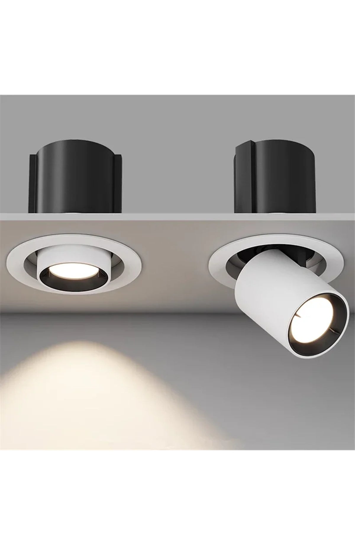 Adjustable LED Recessed Downlight - Dimmable, Die-Cast Aluminum