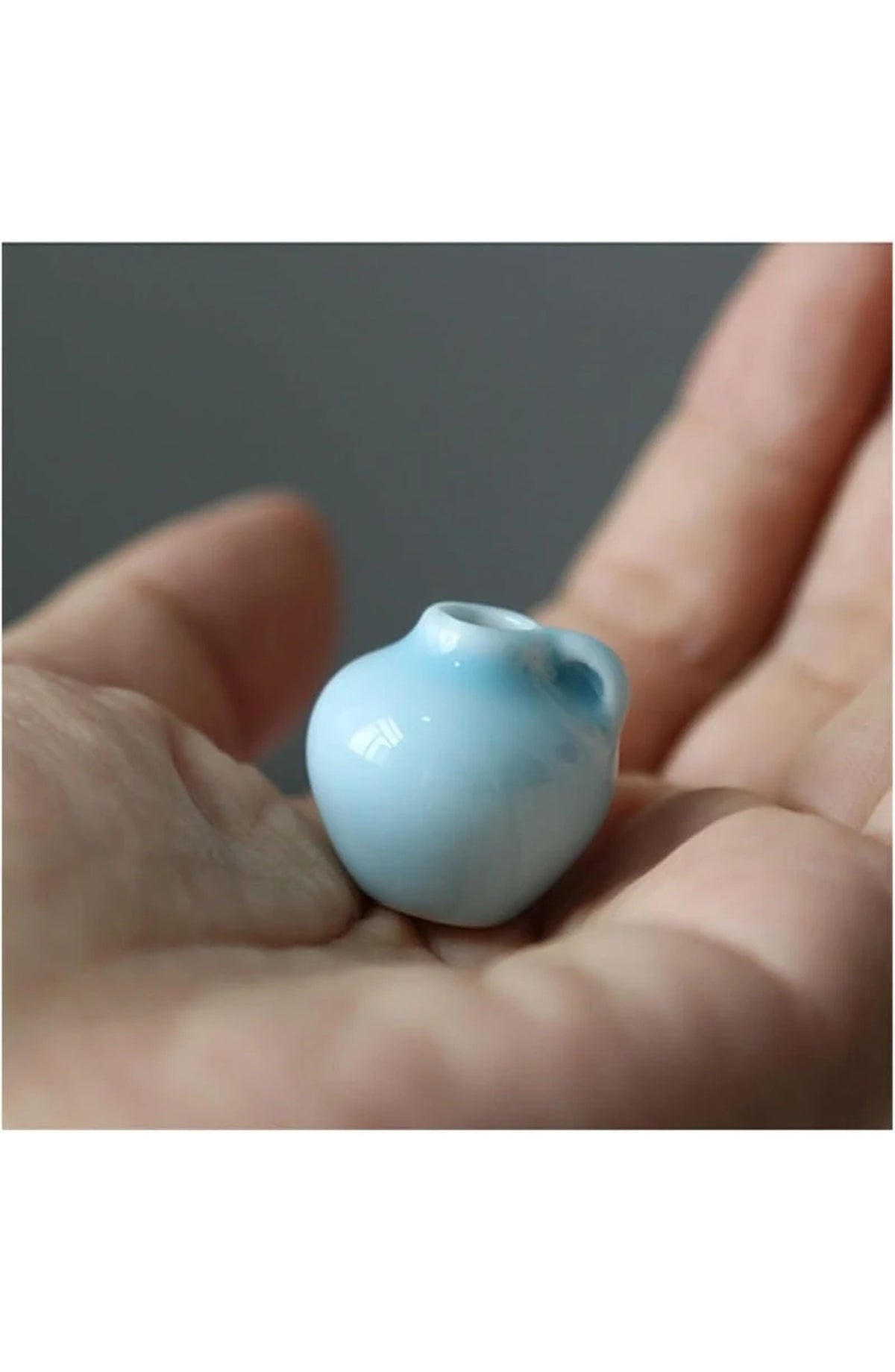 Ceramic Miniature Vase Fridge Magnets - Set of 4