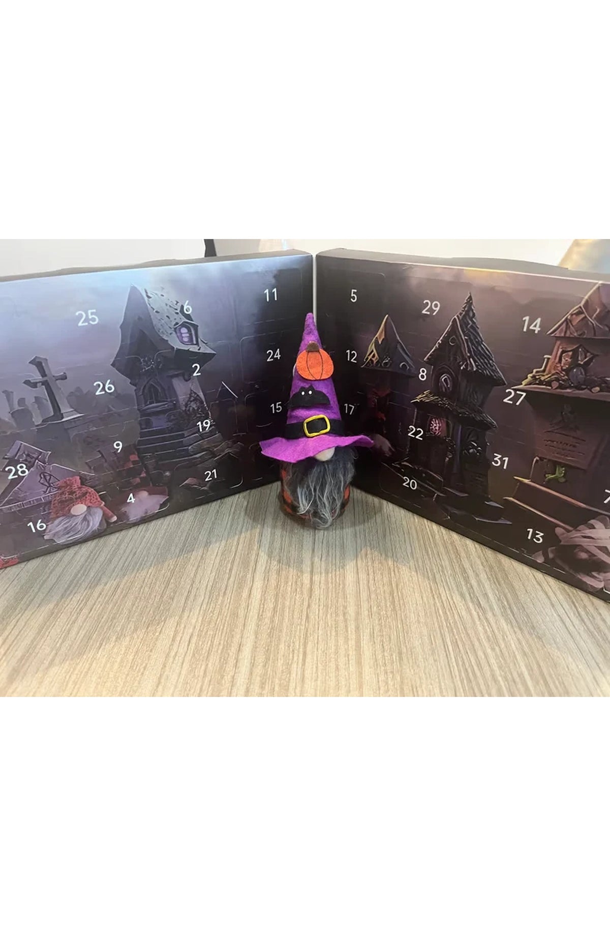 Halloween Countdown Calendar - 31 Gnome Figures