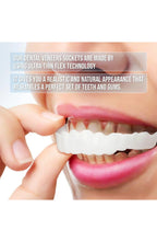 Cosmetic Teeth Cover, Upper and Lower Smile Veneer Set for Photos