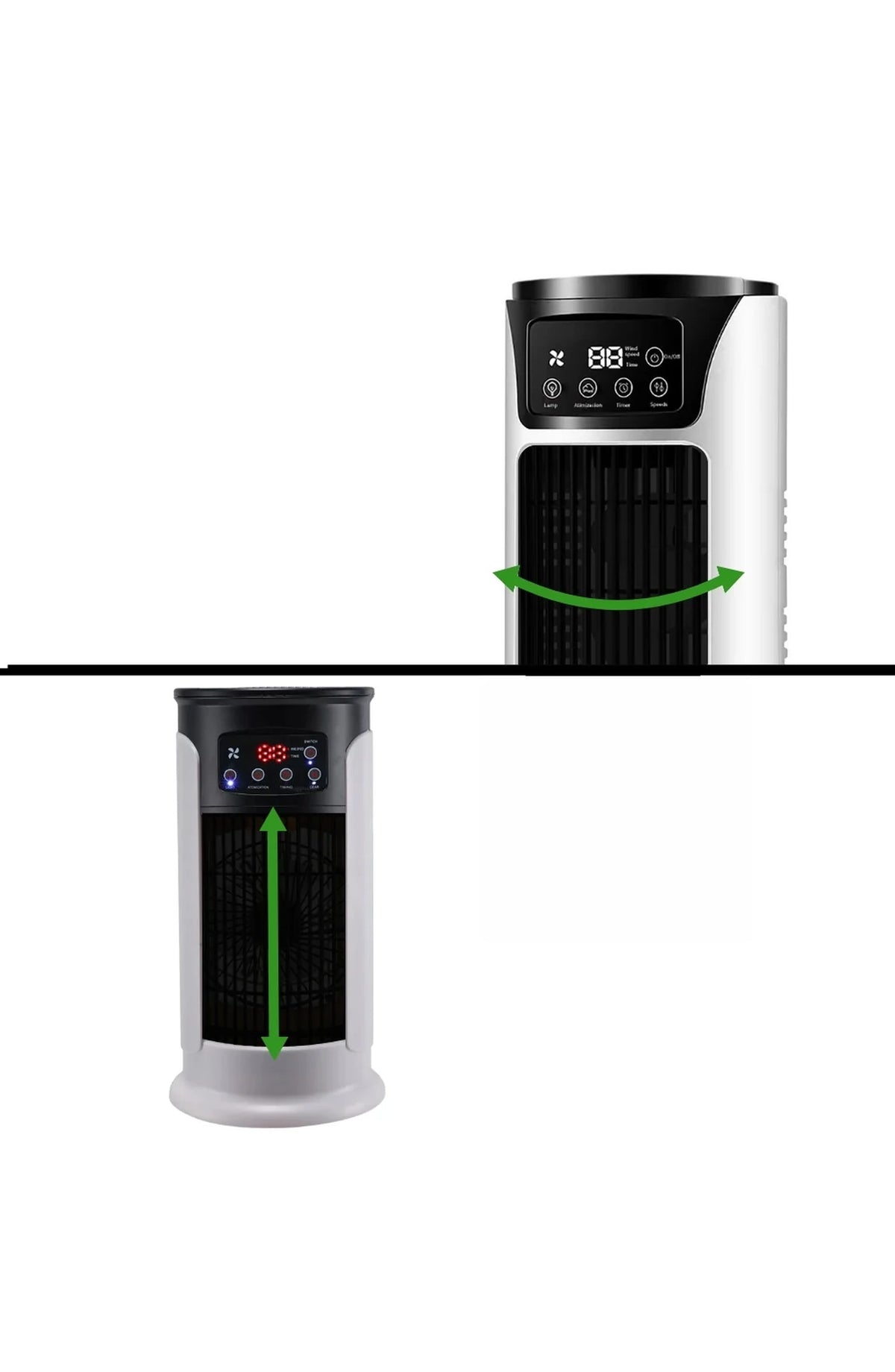 Portable Evaporative Air Cooler - Windowless, Stand-Up