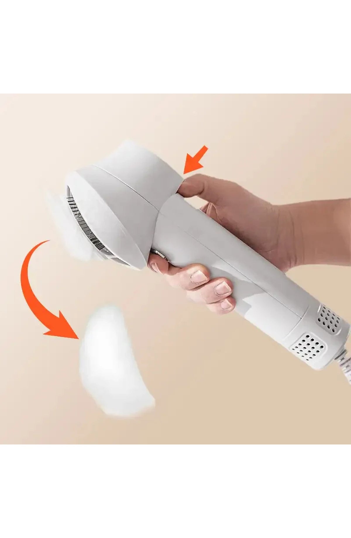 2-in-1 Dog Hair Dryer with Slicker Brush – Low-Noise Grooming