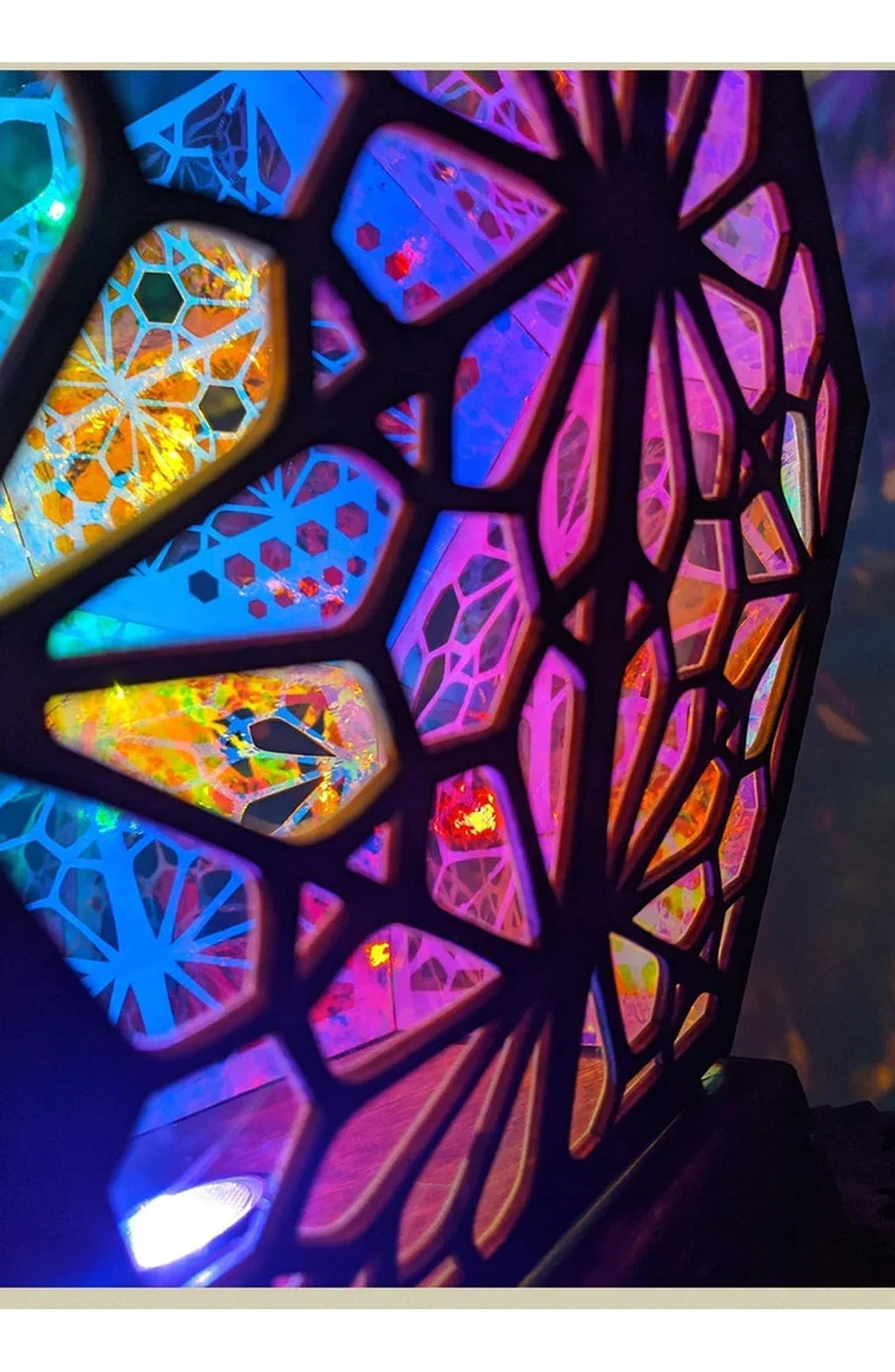 Bohemian Projection Lamp - Patterned Colour Night Light