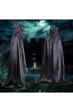 Hooded Horror Costume Robe - Black or Purple, 3 Lengths