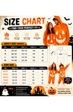 Pumpkin Plush Onesie - Hooded Halloween Jumpsuit