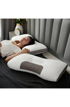 Cervical Pillow for Neck Support, Contoured Ergonomic Shape – 4 Heights