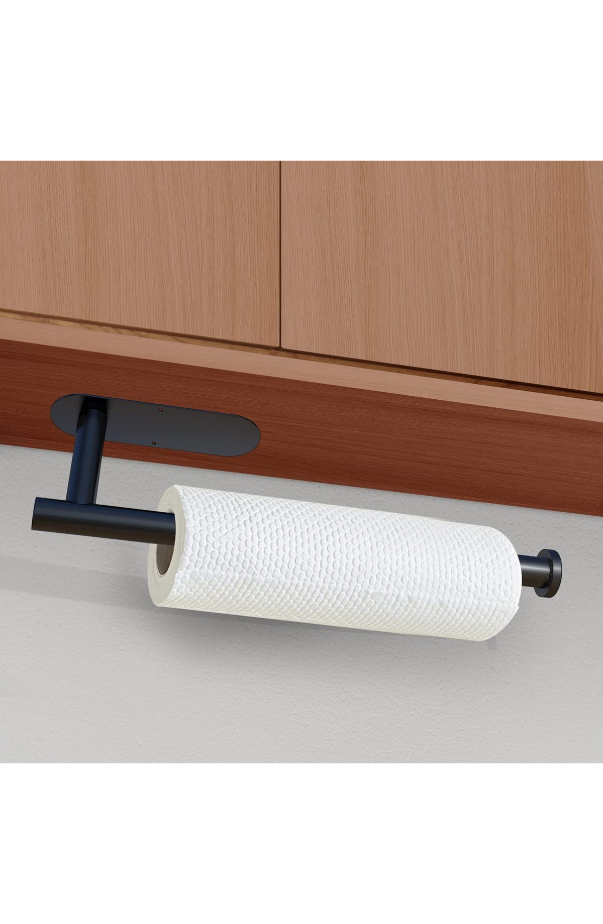 Adhesive Stainless Steel Paper Towel Holder - Wall Mount, No Drilling