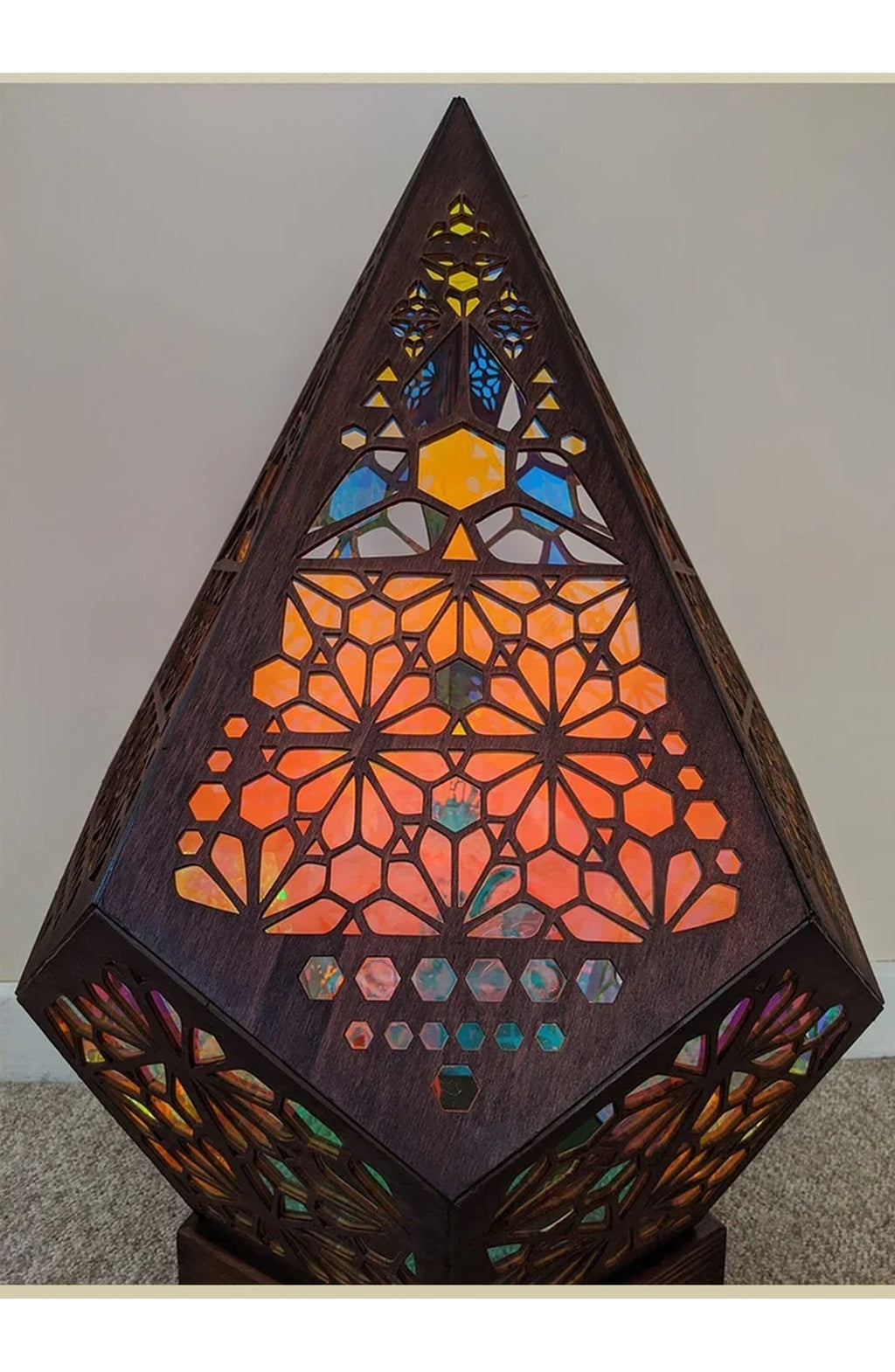 Bohemian Projection Lamp - Patterned Colour Night Light