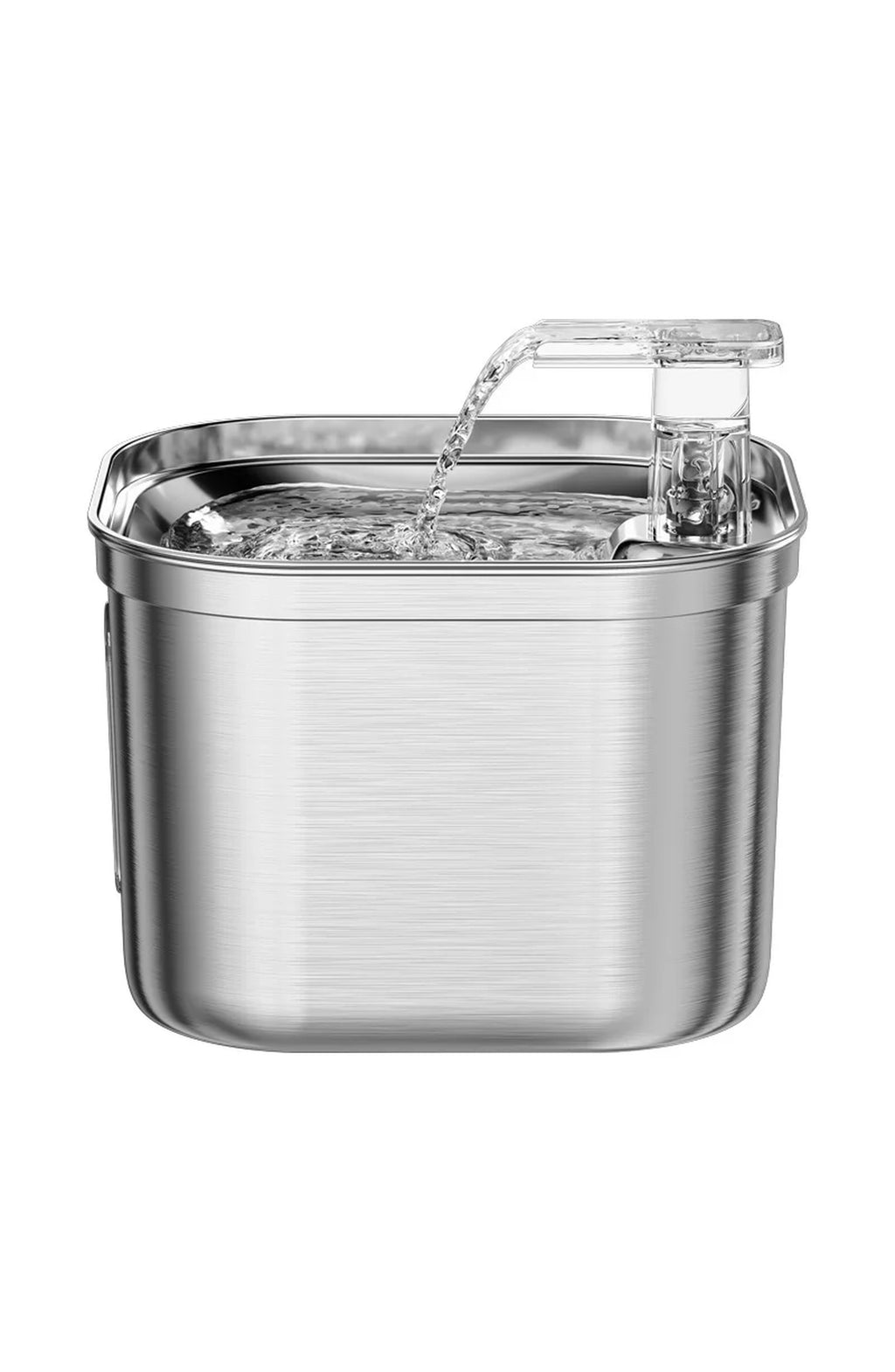 Stainless Steel Pet Water Dispenser - Filtered, Auto Circulation