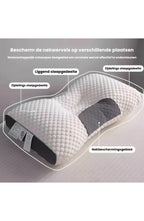 Cervical Pillow for Neck Support, Contoured Ergonomic Shape – 4 Heights