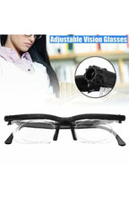 Adjustable Focus Reading Glasses, Dial Adjustable Lenses, Near and Far