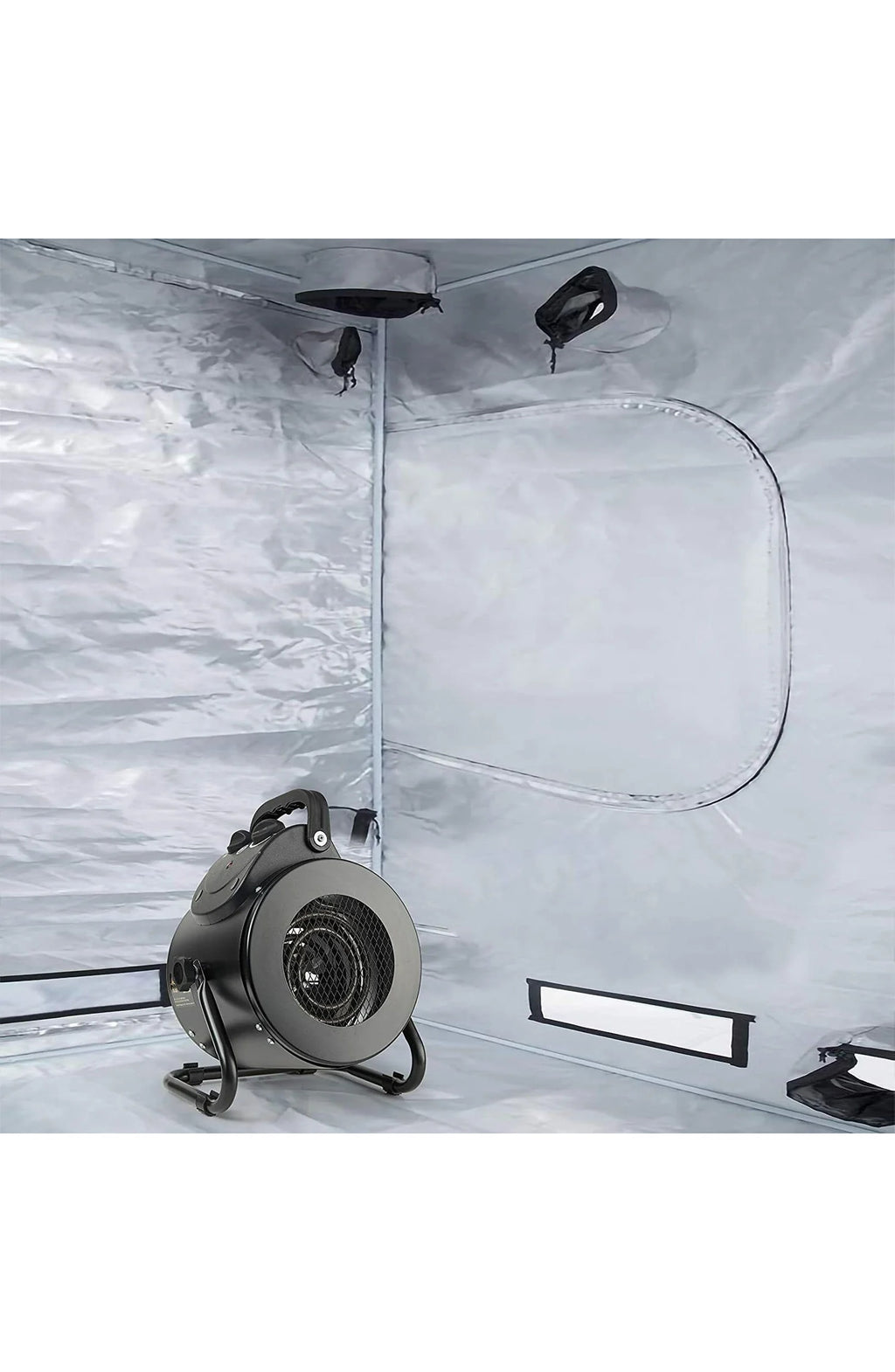 Electric Greenhouse Heater Fan - IPX4, Overheat Protection
