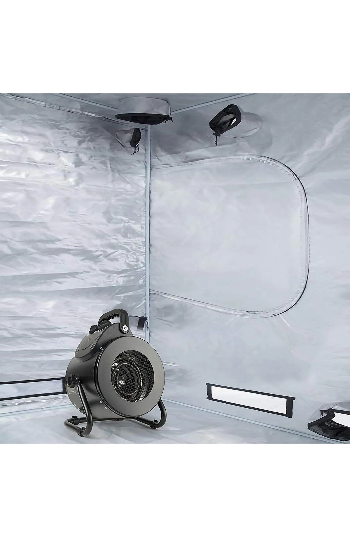 Electric Greenhouse Heater Fan - IPX4, Overheat Protection