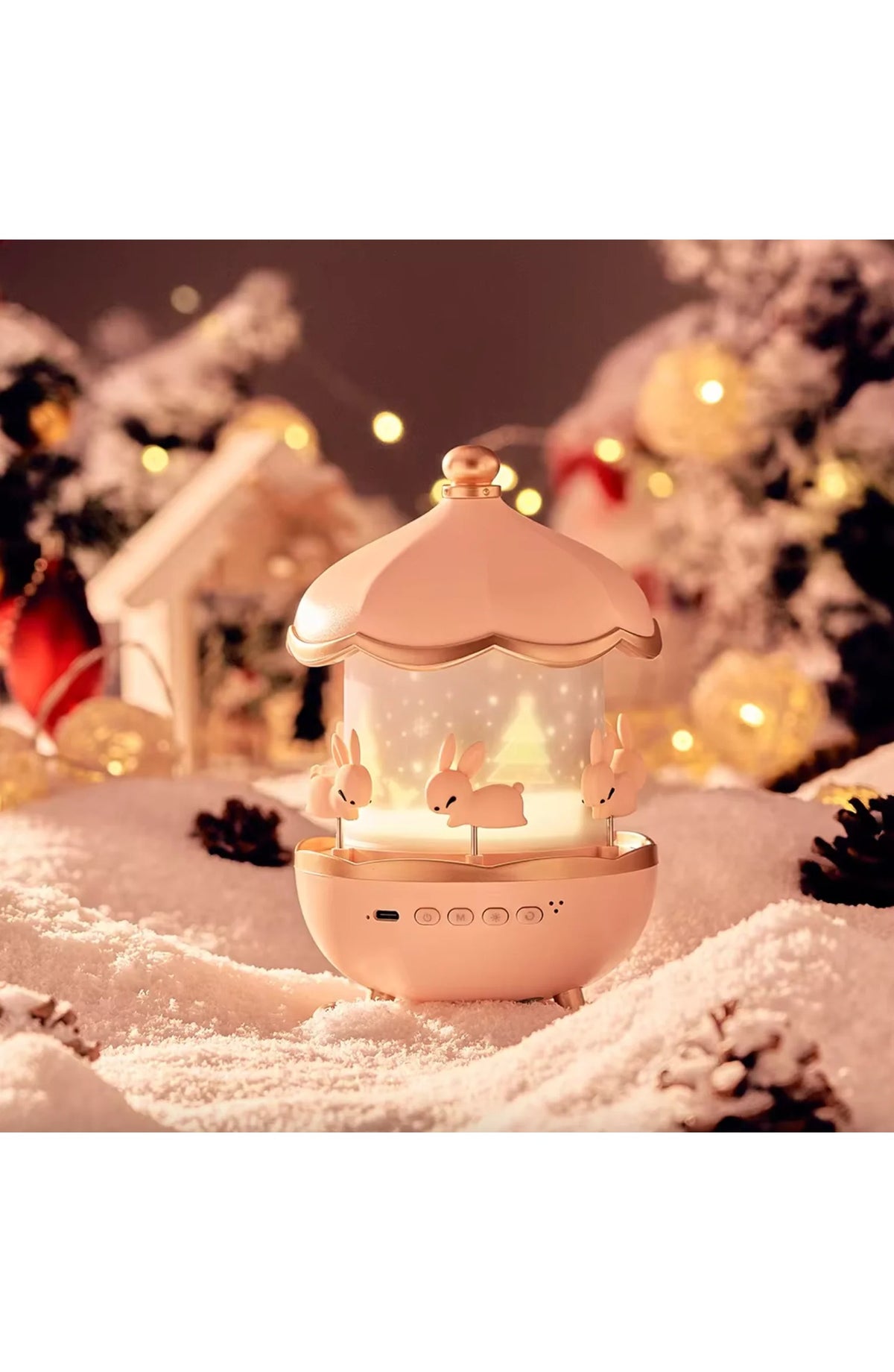 Kids Projector Night Light - 12 Themes, Bluetooth Music