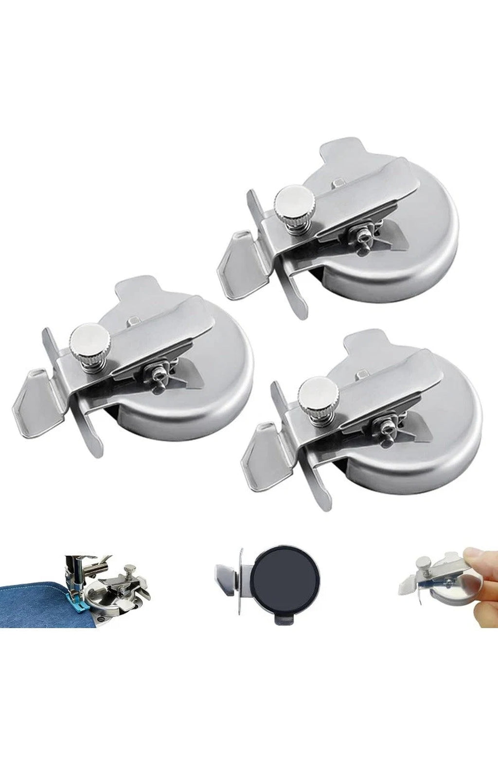 Magnetic Seam Guide for Sewing Machines - Adjustable