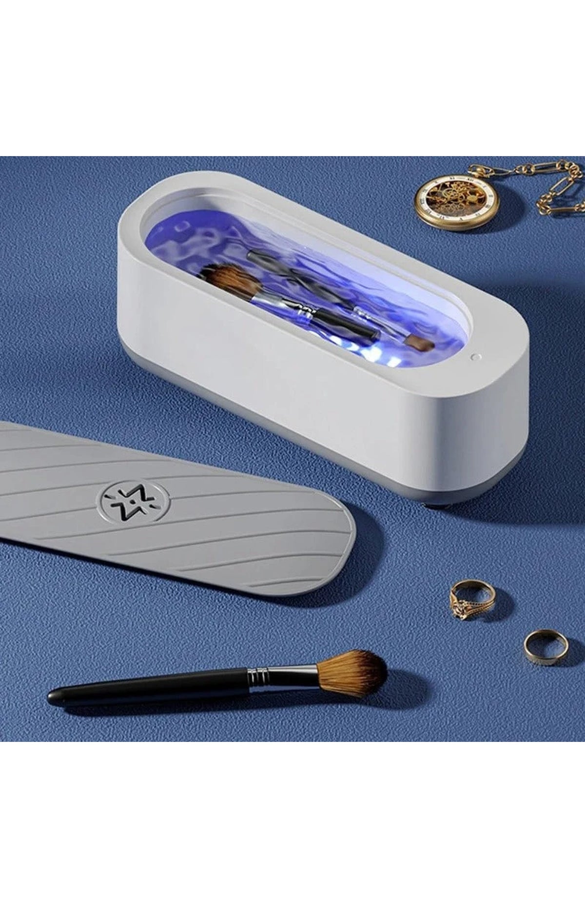 Ultrasonic Jewelry Cleaner, Compact, for Rings, Glasses and Watches