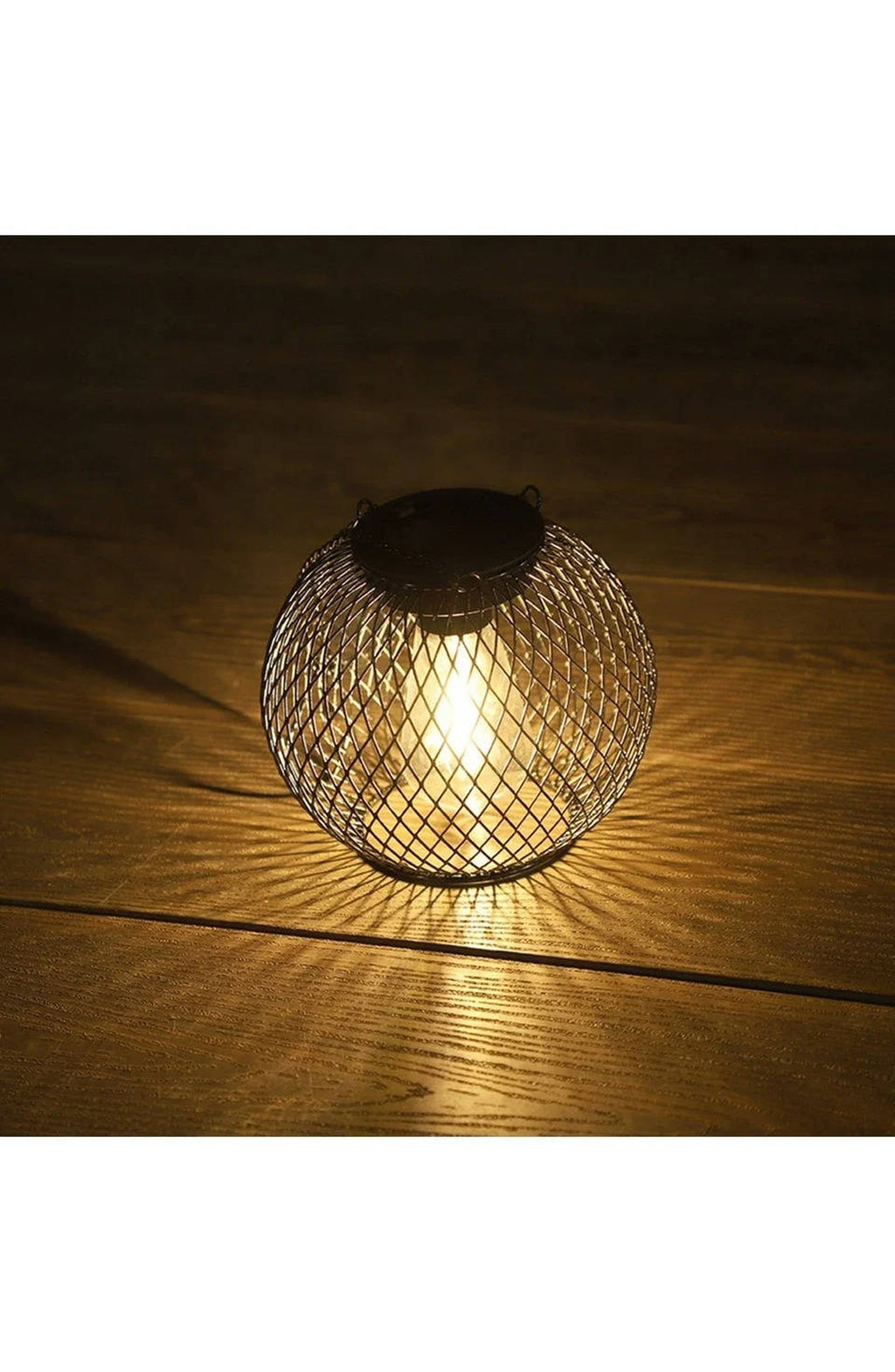 Outdoor Solar Hanging Lantern - Warm White Garden Light