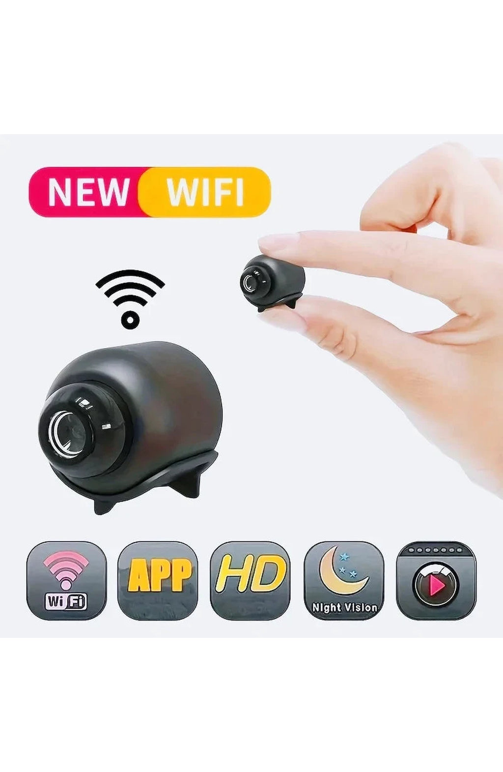 Indoor Security Camera with Night Vision, WiFi - view 6