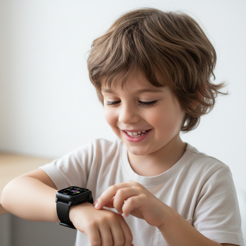 Kids GPS Watch with SOS Button, Smart Tracker Watch for Children