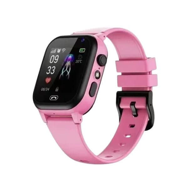Kids GPS Watch with SOS Button, Smart Tracker Watch for Children – Pink