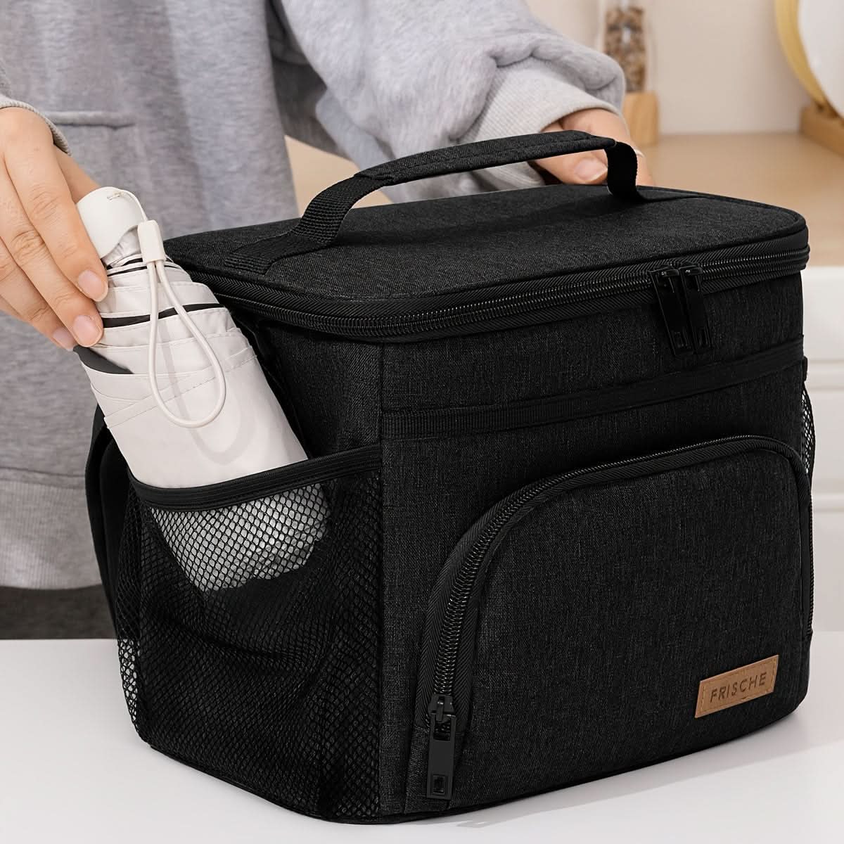 Large Insulated Lunch Tote Bag