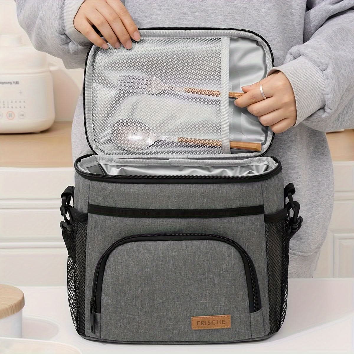 Large Insulated Lunch Tote Bag