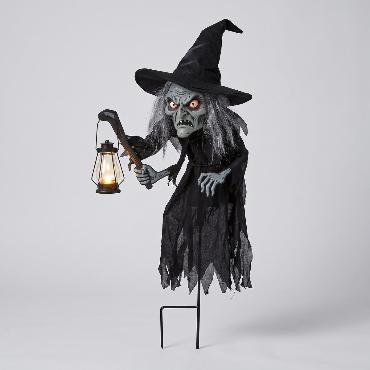 LED Halloween Witch Yard Decoration