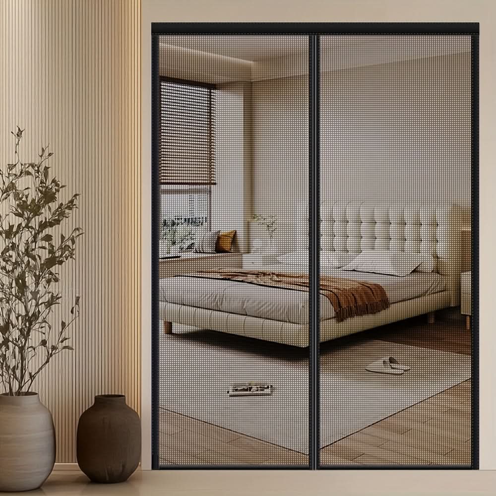 Magnetic Screen Door, Mesh Mosquito Net Curtain, Self-Closing – 20 Sizes